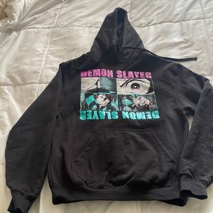 Demon Slayer black hoodie.